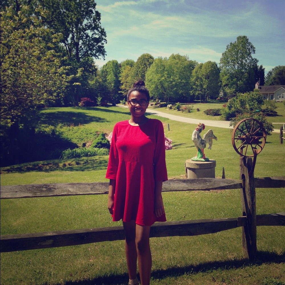 Dainty Red Dress!